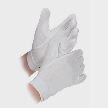  Shires Adults Newbury Riding Gloves White
