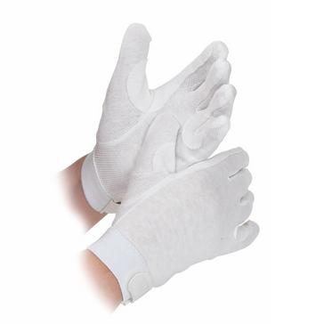White Shires Adults Newbury Riding Gloves White