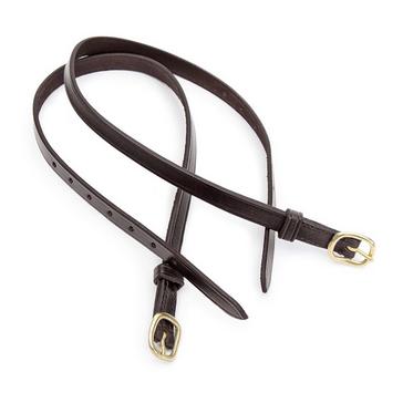 Brown Shires Childs Leather Spur Straps Havana