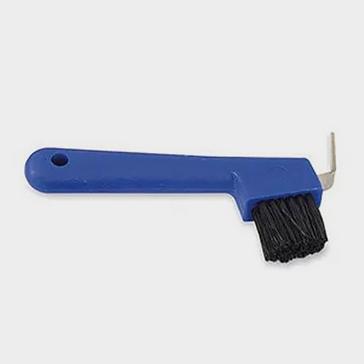 Blue Shires Hoof Pick & Brush Blue