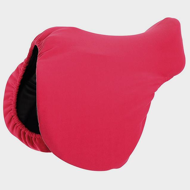 Pink Shires Fleece Saddle Cover Pink image 1