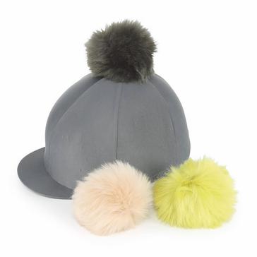 Grey Shires Switch It Pom Pom Hat Cover Charcoal