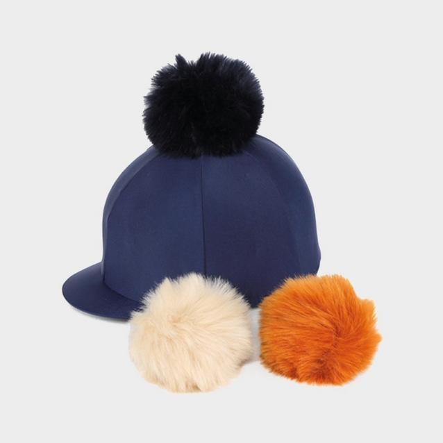 Blue Shires Switch It Pom Pom Hat Cover Navy image 1