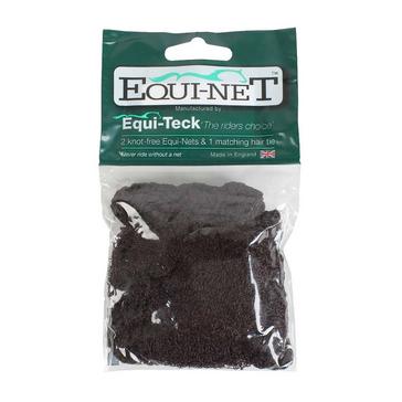 Brown Shires Equinet Hairnet 2PK Dark Brown