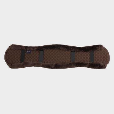 Brown Shires Performance Supafleece Dressage Girth Sleeve Brown