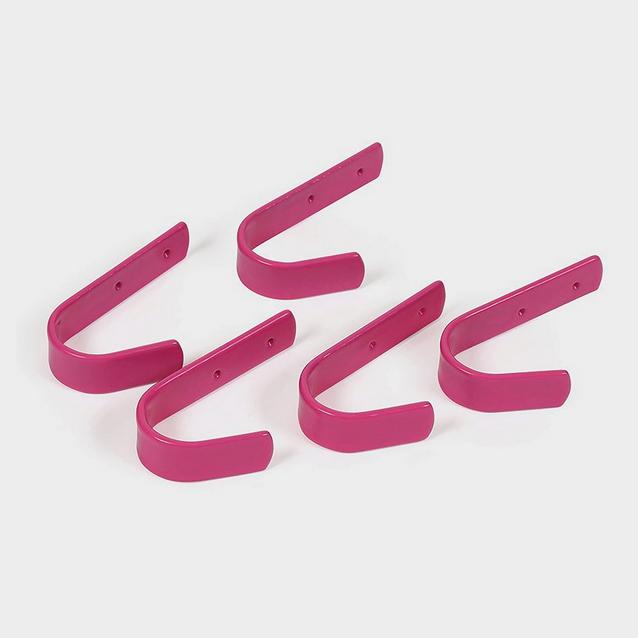 Pink Shires Small Stable Hook 5 Pack Pink image 1