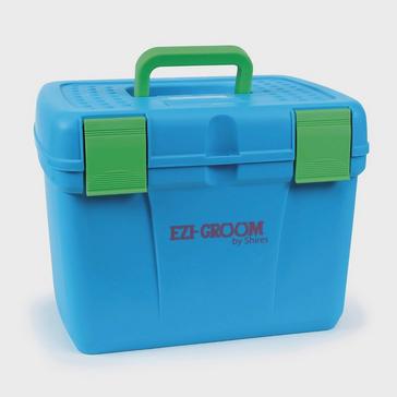 Blue Shires Ezi-Groom Deluxe Grooming Box Bright Blue 
