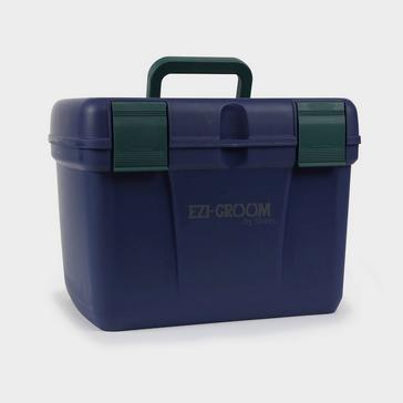 Blue EZI-GROOM Deluxe Grooming Box Navy
