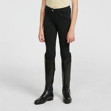 Black Shires Maids Saddlehugger Breeches Black