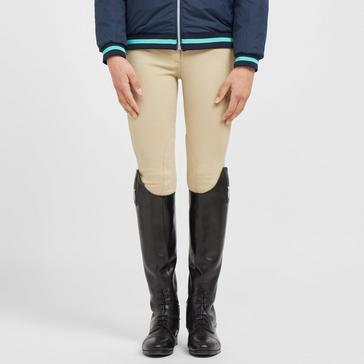 Beige Shires Maids Saddlehugger Breeches Beige