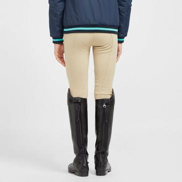 Beige Shires Maids Saddlehugger Breeches Beige