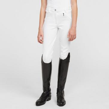 White Shires Maids Saddlehugger Breeches White