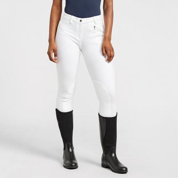 White Shires Womens Saddlehugger Breeches White