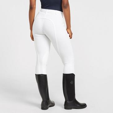 White Shires Womens Saddlehugger Breeches White