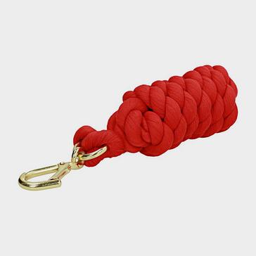 Red Shires Plain Leadrope Red