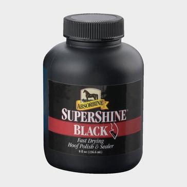 Black Absorbine SuperShine Hoof Polish & Sealer Black