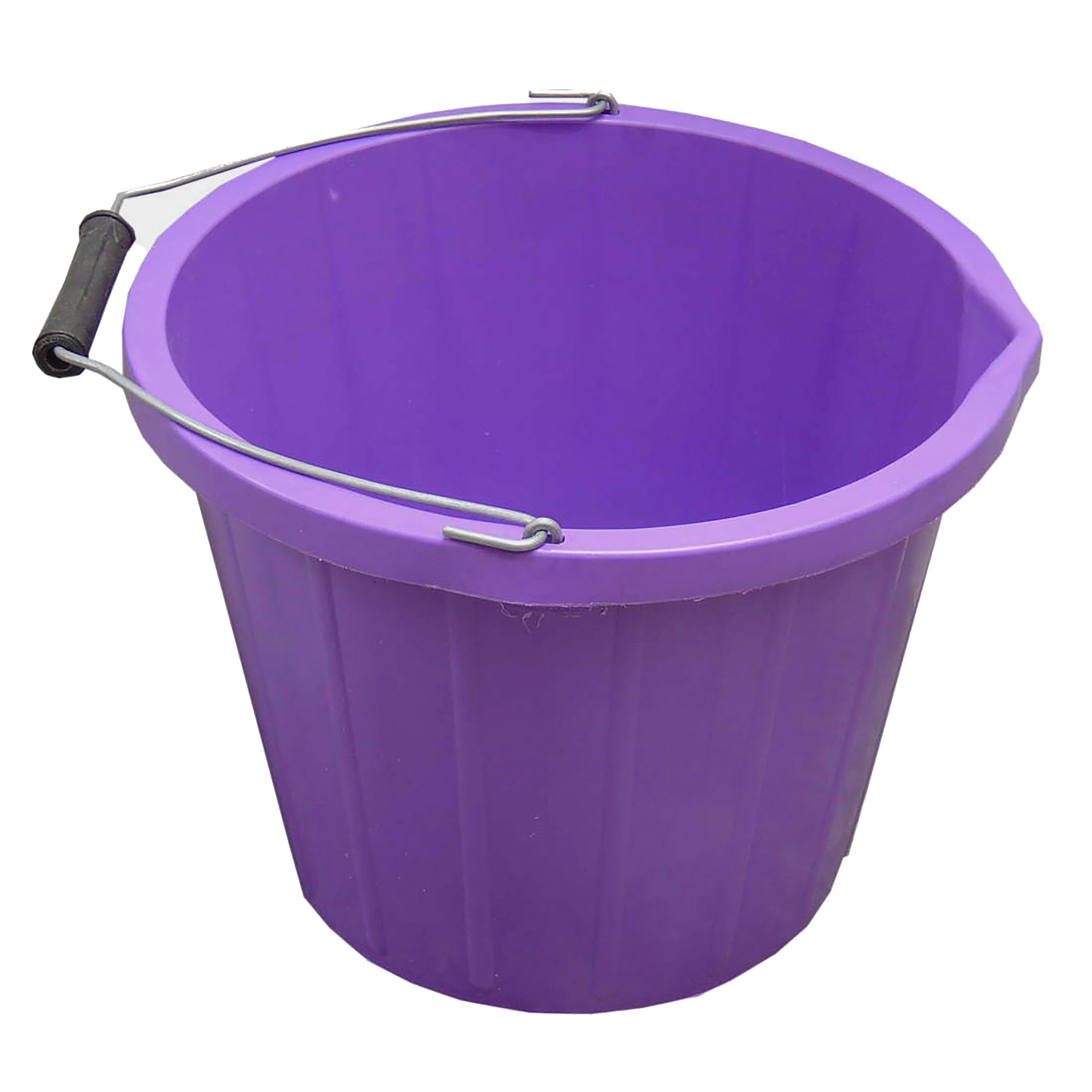 Water Bucket 3 Gallon Purple