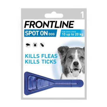 Clear FRONTLINE Spot On Dog Flea & Tick Preventative Treatment Medium Dog