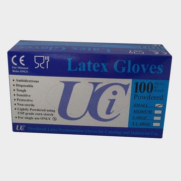 Blue Trilanco Latex Examination Gloves