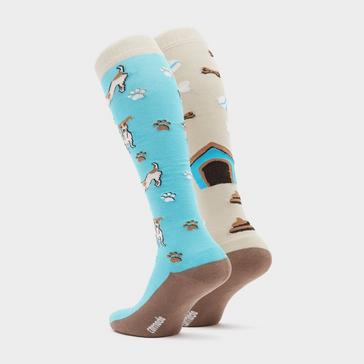 Multi Comodo Ladies Novelty Socks Jack Russell