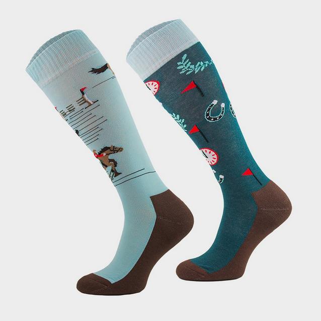 Blue Comodo Ladies Novelty Socks Jumping image 1