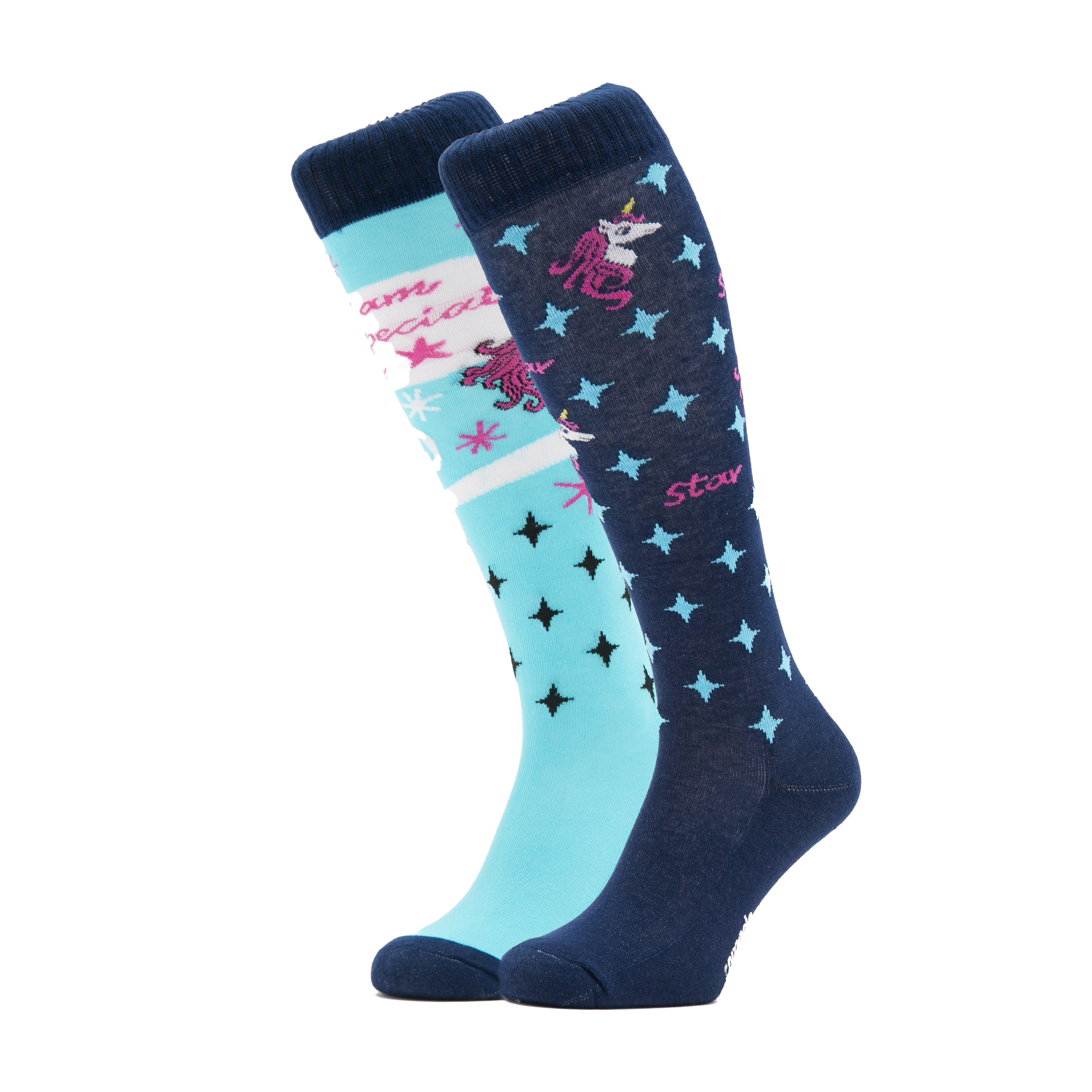Children’s Novelty Socks Blue Unicorn
