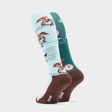 Blue Comodo Kids Novelty Socks Jumping