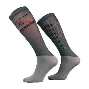 Grey Comodo Adults Silicone Grip Socks Anthracite