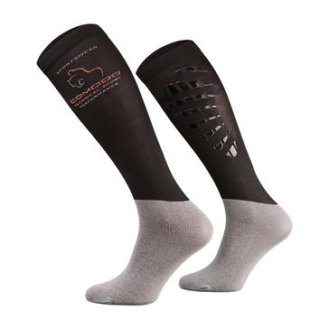 Black Comodo Adults Silicone Grip Socks Black