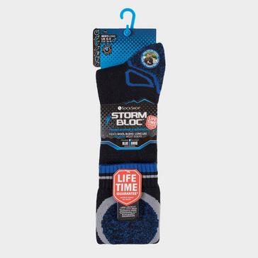 Black Storm Bloc Mens Calderbeck Socks Black/Blue