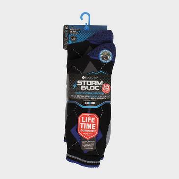 Black Storm Bloc Mens Hayesmere Short Socks 2 Pack Black/Blue