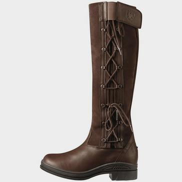 Brown Ariat Womens Grasmere H2O Country Boots Chocolate