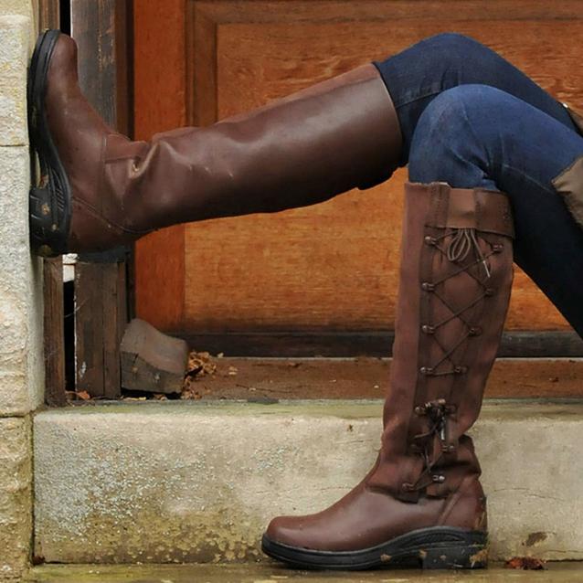 ariat long riding boots brown