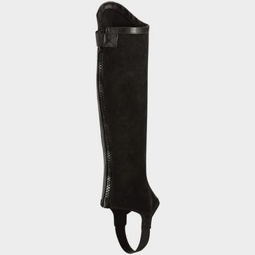 Black Ariat Concord Half Chaps Smooth Black