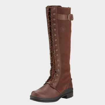 Brown Ariat Womens Coniston H2O Country Boots Chocolate