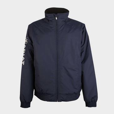 Blue Ariat Womens Team Stable Jacket Navy