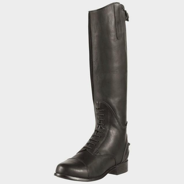 Black Ariat Junior Bromont Tall H2O Riding Boots Oiled Black image 1