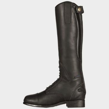 Black Ariat Junior Bromont Tall H2O Riding Boots Oiled Black