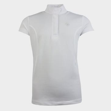 White Ariat Childs Aptos Show Top White