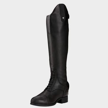 Black Ariat Ladies Bromont Pro Tall H2O Insulated Riding Boots Black