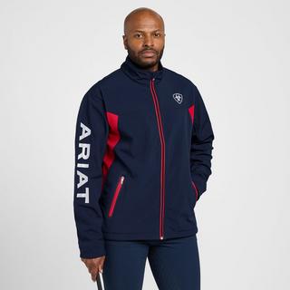 Mens New Team Softshell Jacket Navy