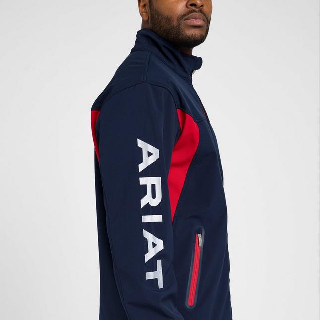 Ariat Mens New Team Softshell Jacket Navy Naylors