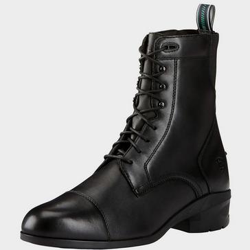 Black Ariat Mens Heritage IV Lace Paddock Boots Black