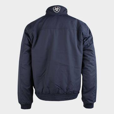 Blue Ariat Childs Stable Team Jacket Navy