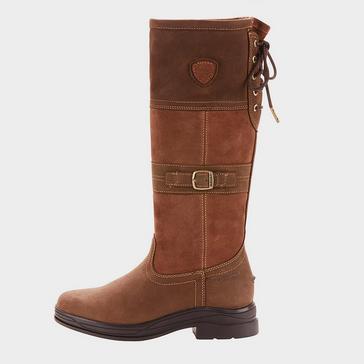 Brown Ariat Womens Langdale H2O Country Boots Java