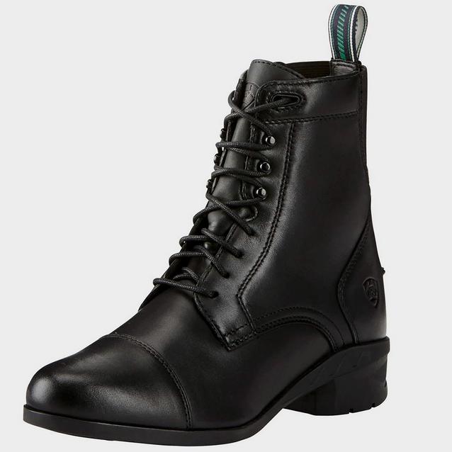 Black Ariat Ladies Heritage IV Lace Paddock Boots Black image 1