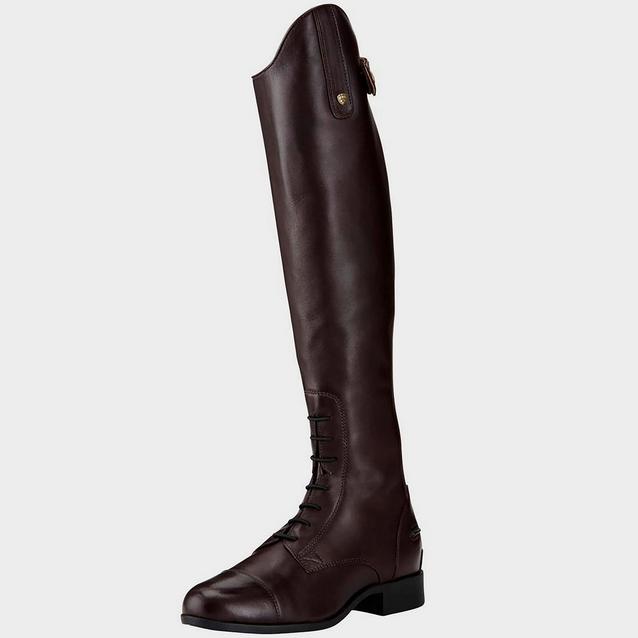Brown Ariat Womens Heritage Contour II Field Zip Riding Boots Sienna image 1