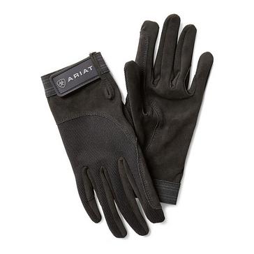 Black Ariat Tek Grip Gloves Black