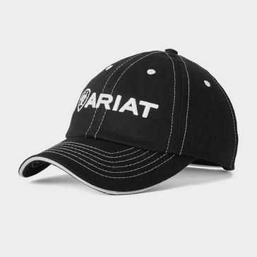 Black Ariat Team II Cap Black/White
