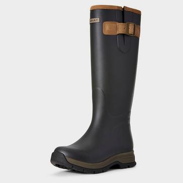 Brown Ariat Womens Burford Wellington Boots Brown